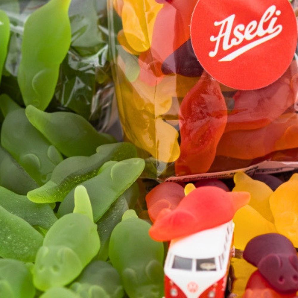 Aseli Fruchtgummi Mäuse Mix 250g
