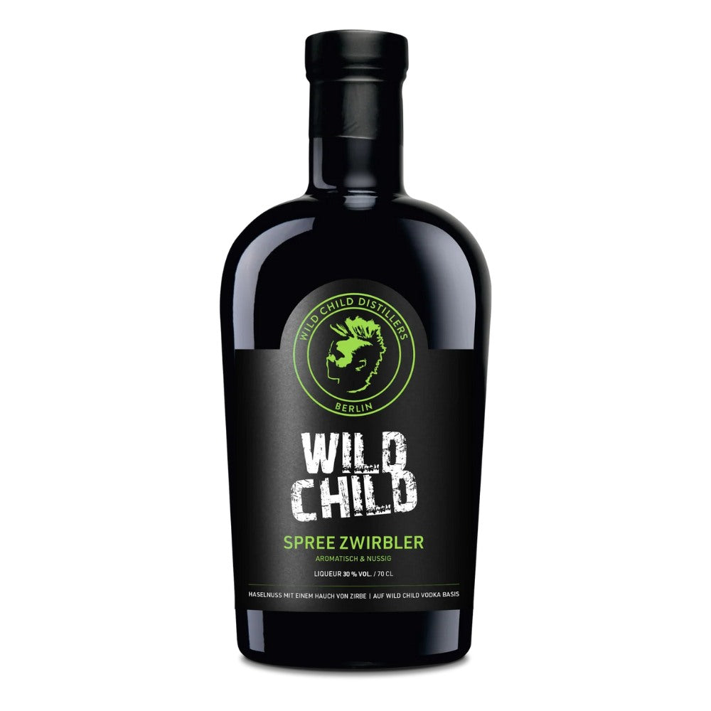 Produktfoto des Wild Child Spree Zwirbler 700 ml – fruchtige Berliner Spirituose auf Vodka-Basis, ideal für Hotels, Minibar und Firmenpräsente.