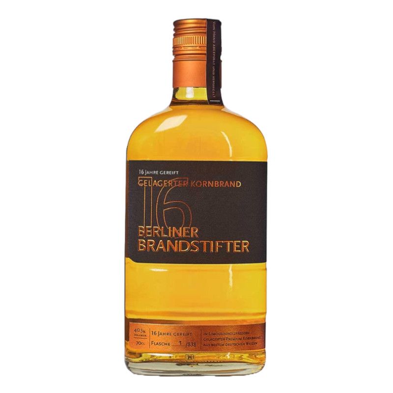 Berliner Brandstifter 16 Jahre gelagerter Kornbrand 0,7l 40,3% vol