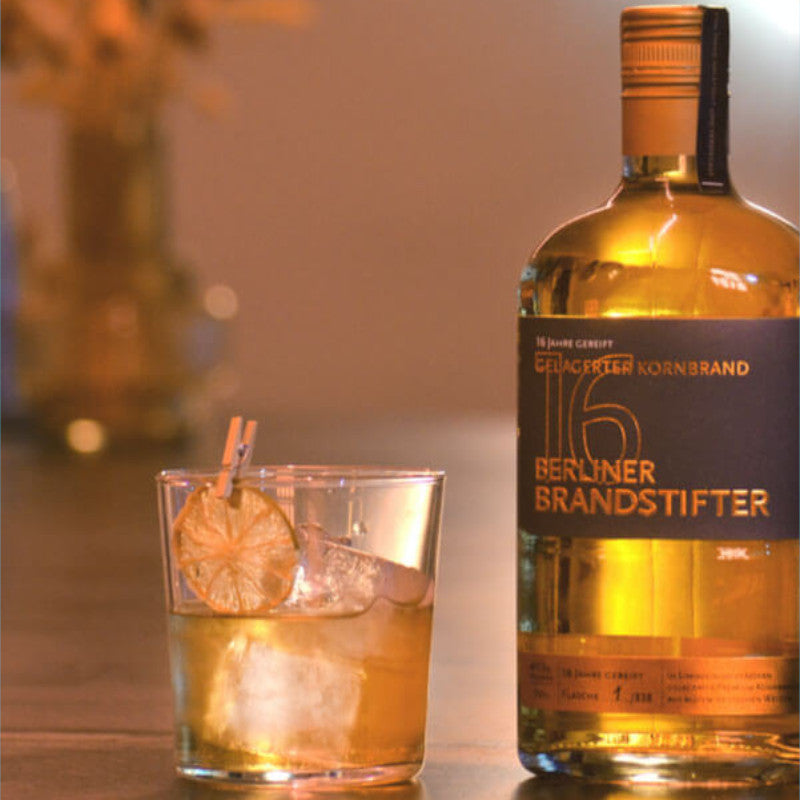 Berliner Brandstifter 16 Jahre gelagerter Kornbrand 0,7l 40,3% vol