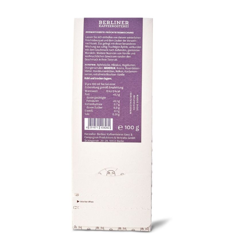 BKR Tee Kaminfeuer für Kaminlose 100g