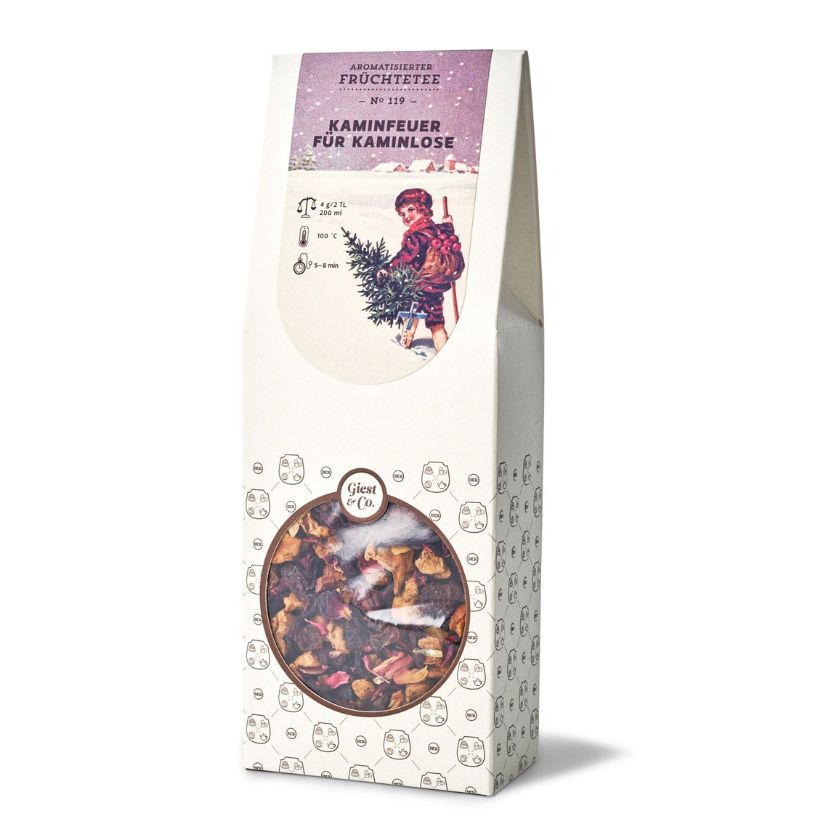 BKR Tee Kaminfeuer für Kaminlose 100g