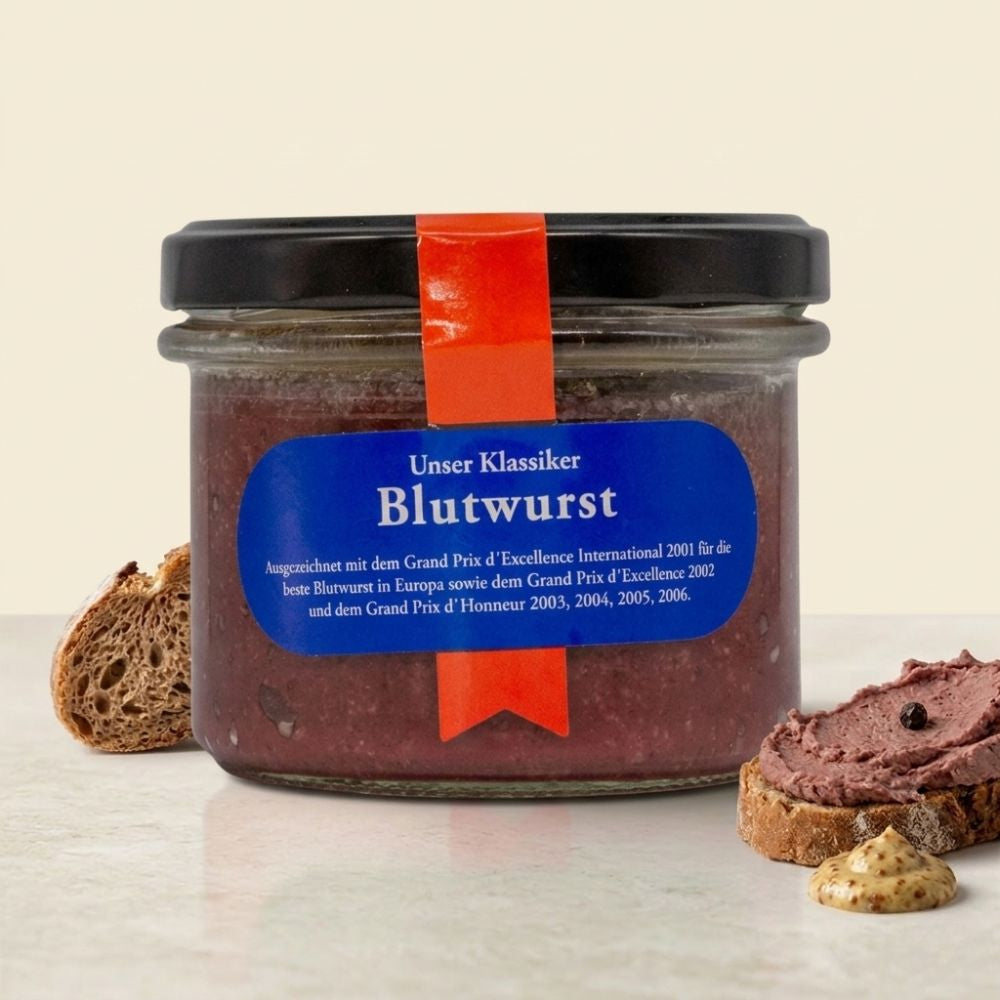 Blutwurstmanufaktur Blutwurst im Glas 175g