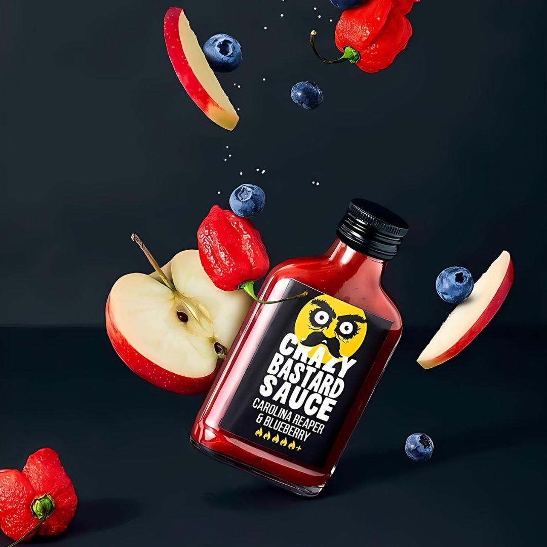 Crazy Bastard Sauce Carolina Reaper & Blueberry 100ml