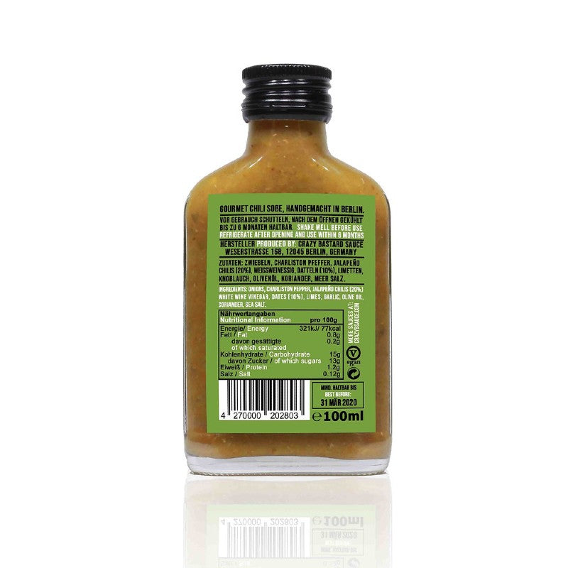 Crazy Bastard Sauce Jalapeño & Date 100ml