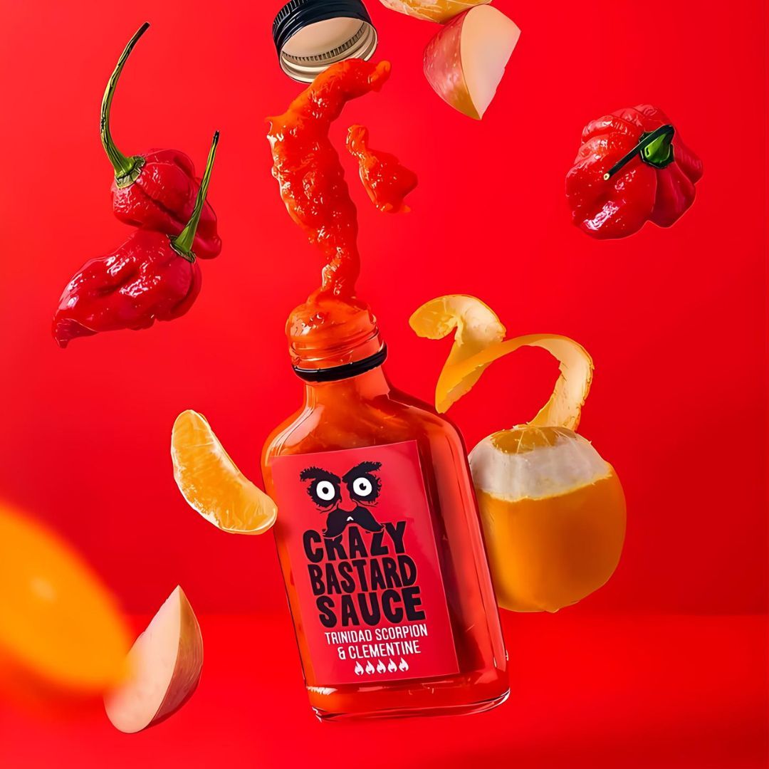 Crazy Bastard Sauce Trinidad Scorpion & Clementine 100ml