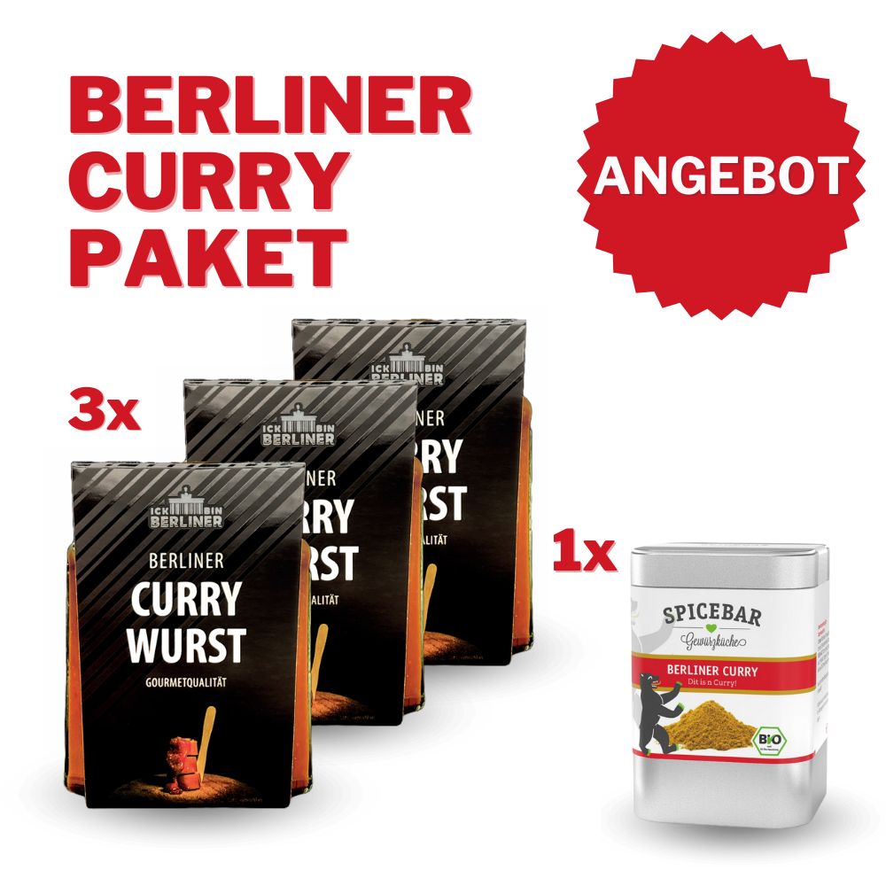 Das Berliner Curry-Paket 4-teilig ANGEBOT