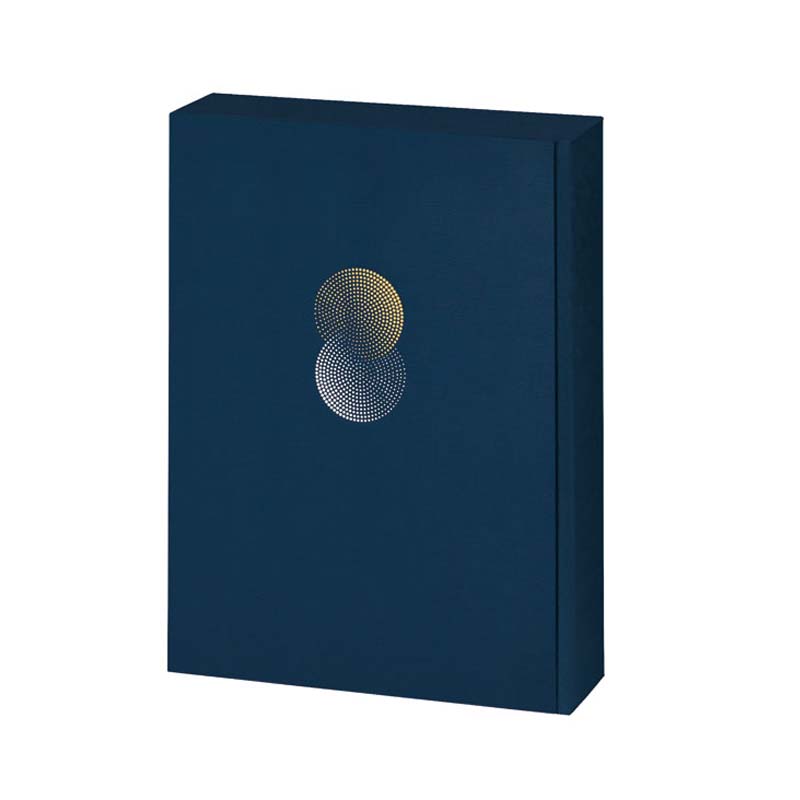 Geschenkkarton 3 Flaschen "Infinity", dunkelblau