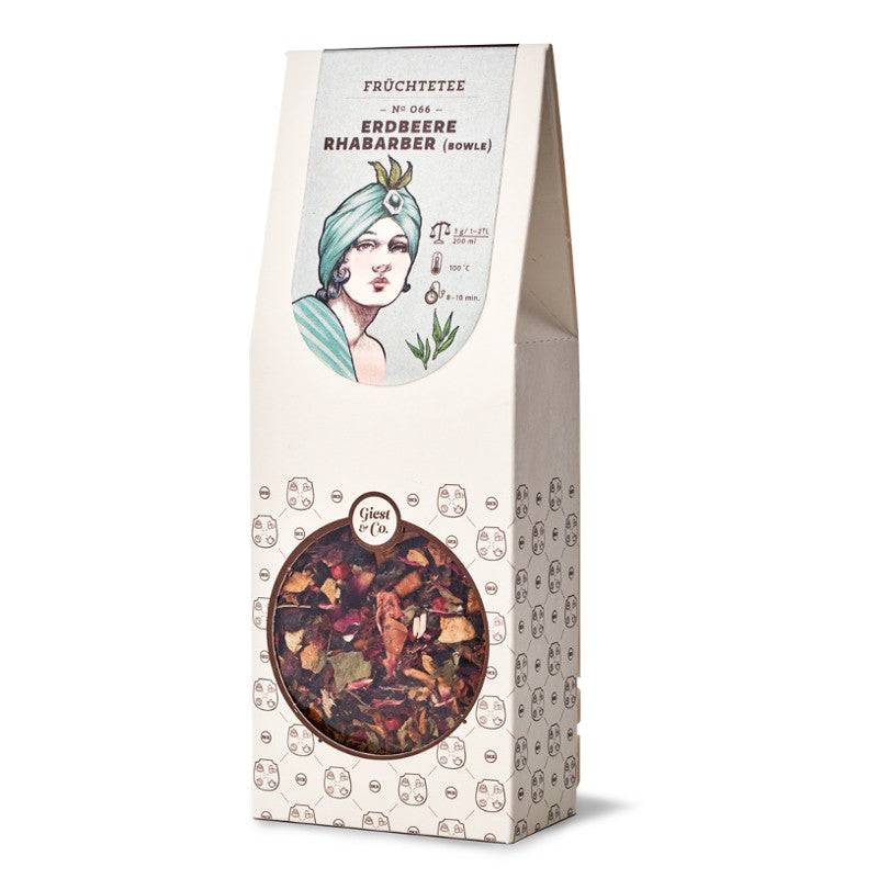 BKR Früchtetee Erdbeere-Rhabarber 50g