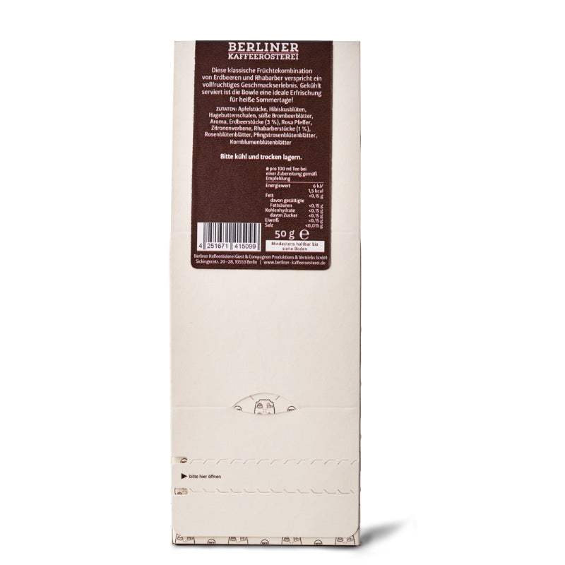 BKR Früchtetee Erdbeere-Rhabarber 50g