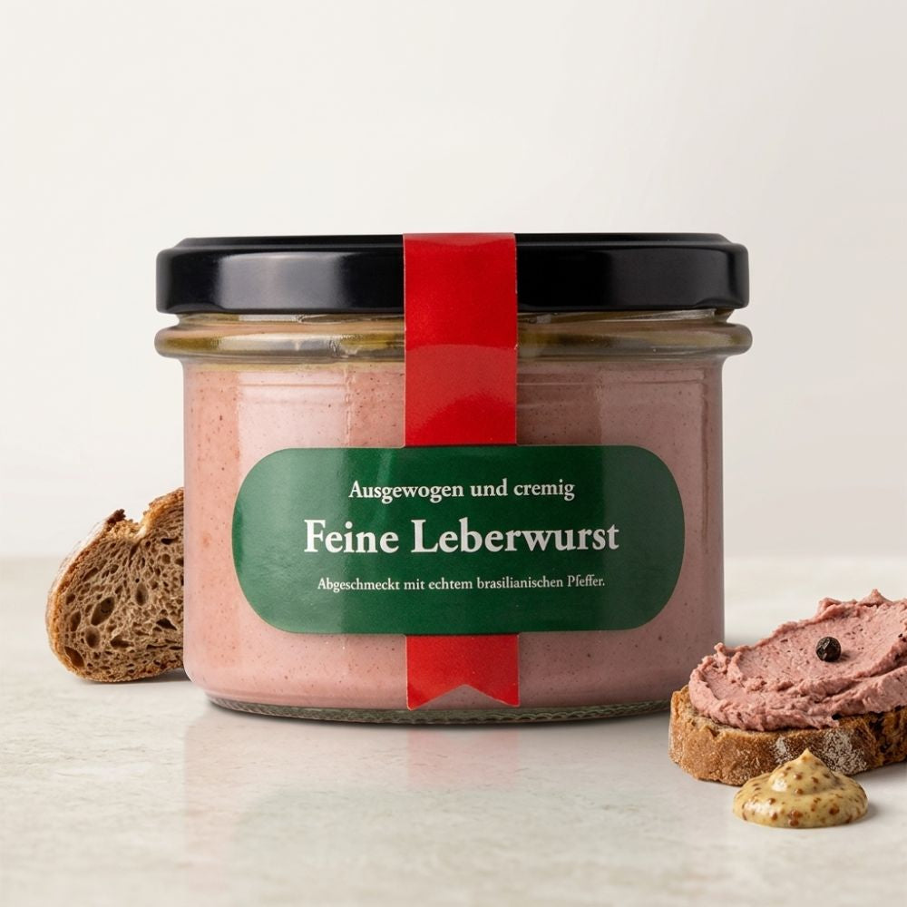 Blutwurstmanufaktur Feine Leberwurst im Glas 175g