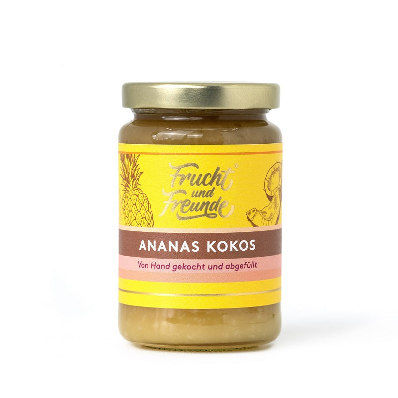 Frucht und Freunde Fruchtaufstrich Ananas Kokos 240g