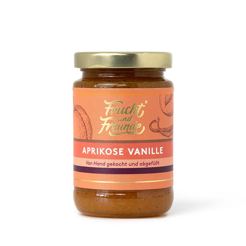 Frucht und Freunde Fruchtaufstrich Aprikose-Vanille 240g