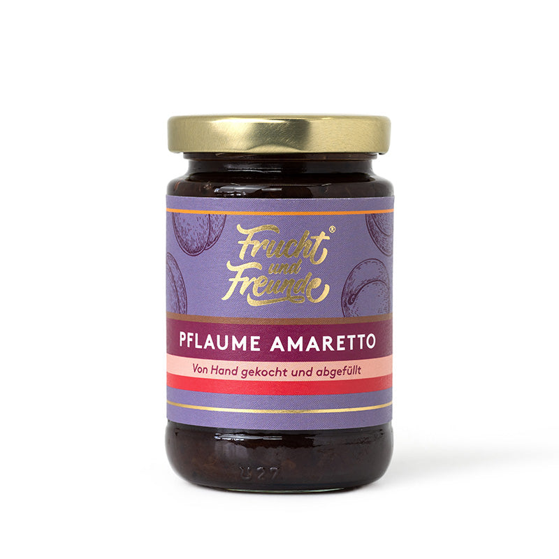 Frucht und Freunde Fruchtaufstrich Pflaume-Amaretto 240g
