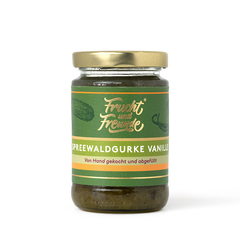 Frucht und Freunde Fruchtaufstrich Spreewaldgurke-Vanille 240g