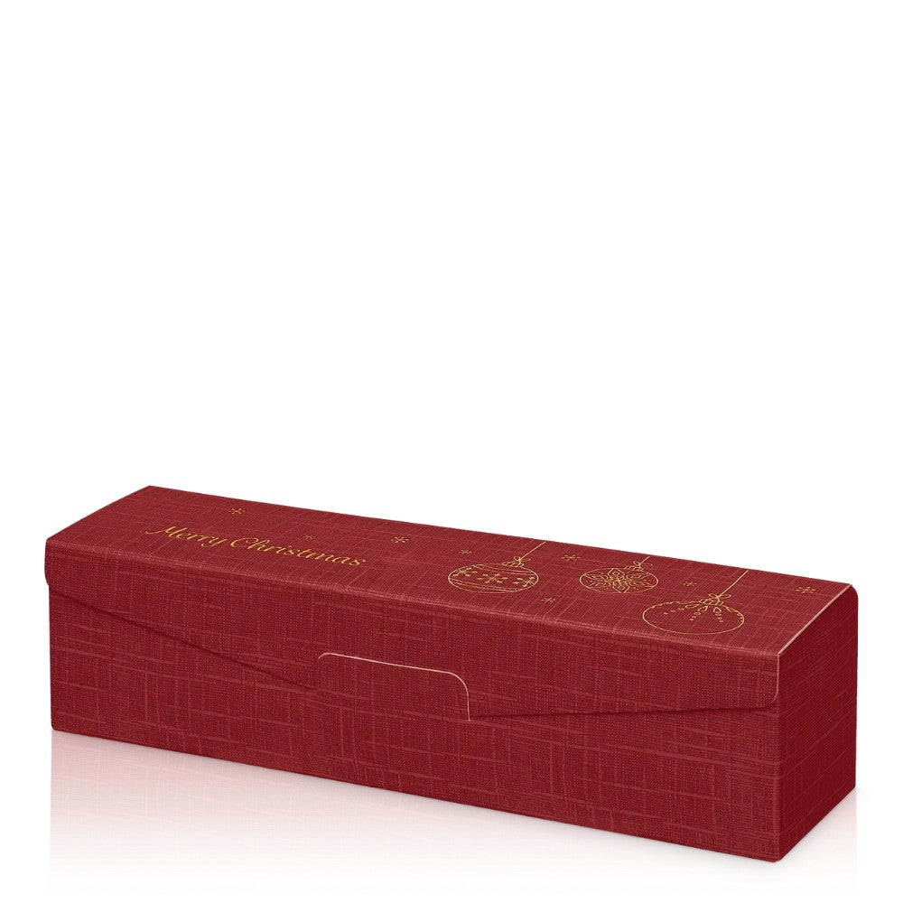 Geschenkkarton Seta Bordeaux Goldkugeln 1 Flasche