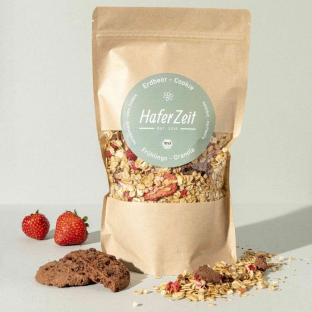 Haferzeit BIO Granola Erdbeer-Cookie 300g