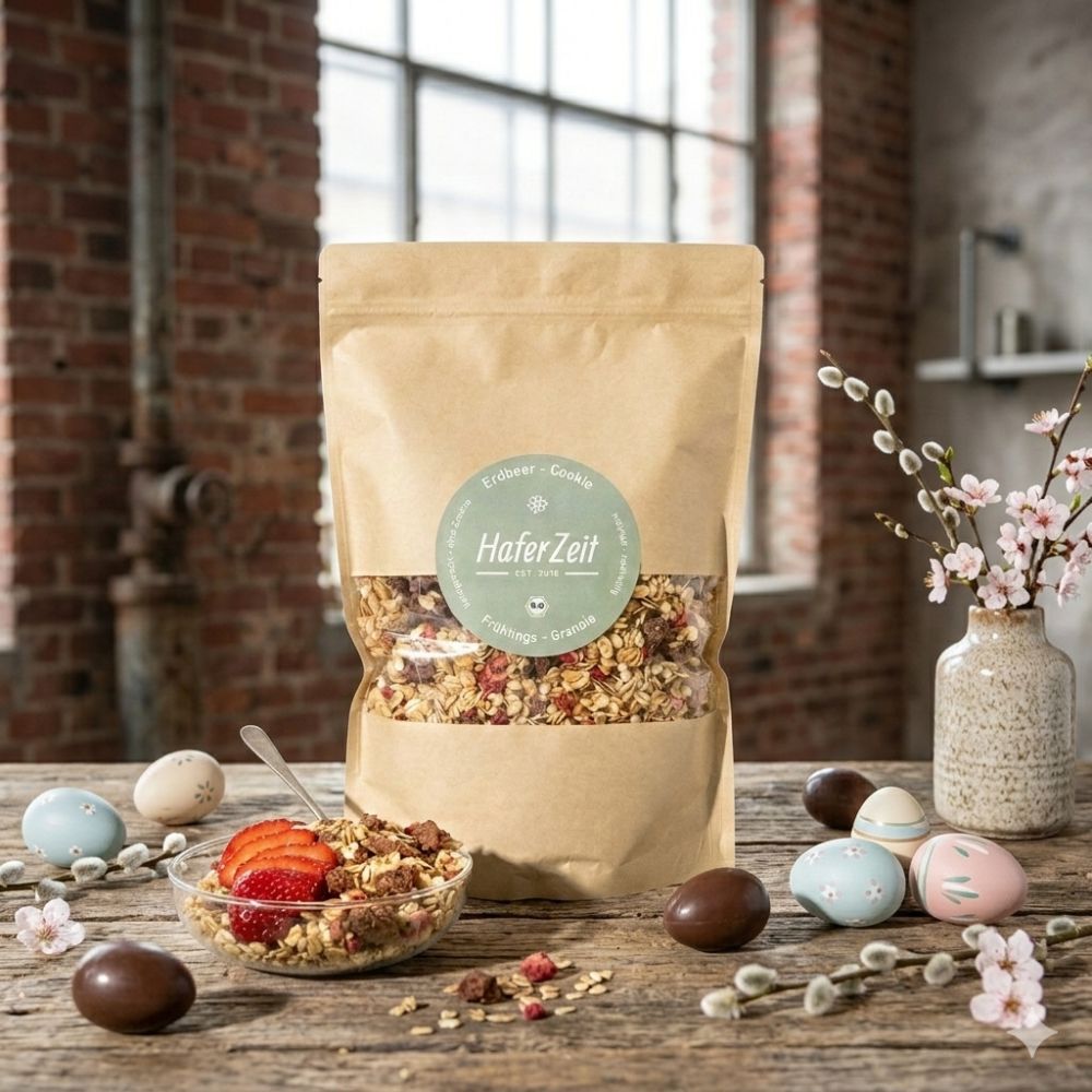 Haferzeit BIO Granola Erdbeer-Cookie 300g