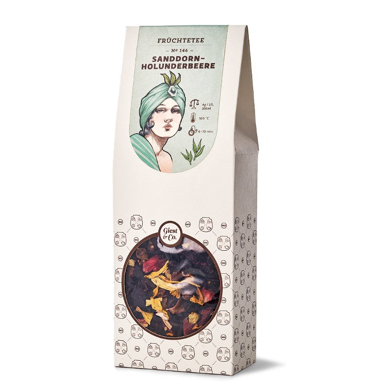 BKR Früchtetee Sanddorn-Hollunderbeere 100g