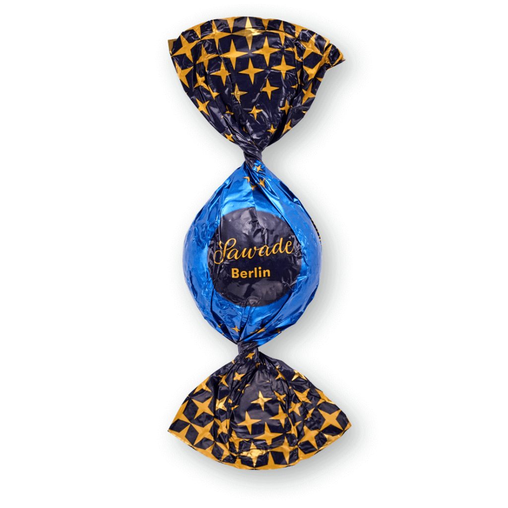 Sawade Nussnougat-Kugel zartbitter 20g
