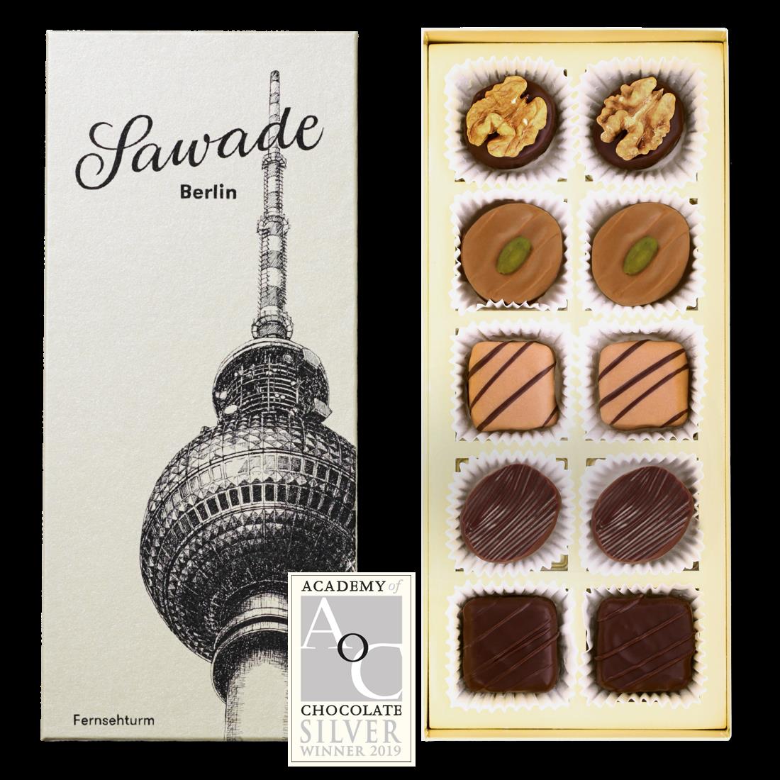 Sawade Pralinenschachtel Fernsehturm 110g