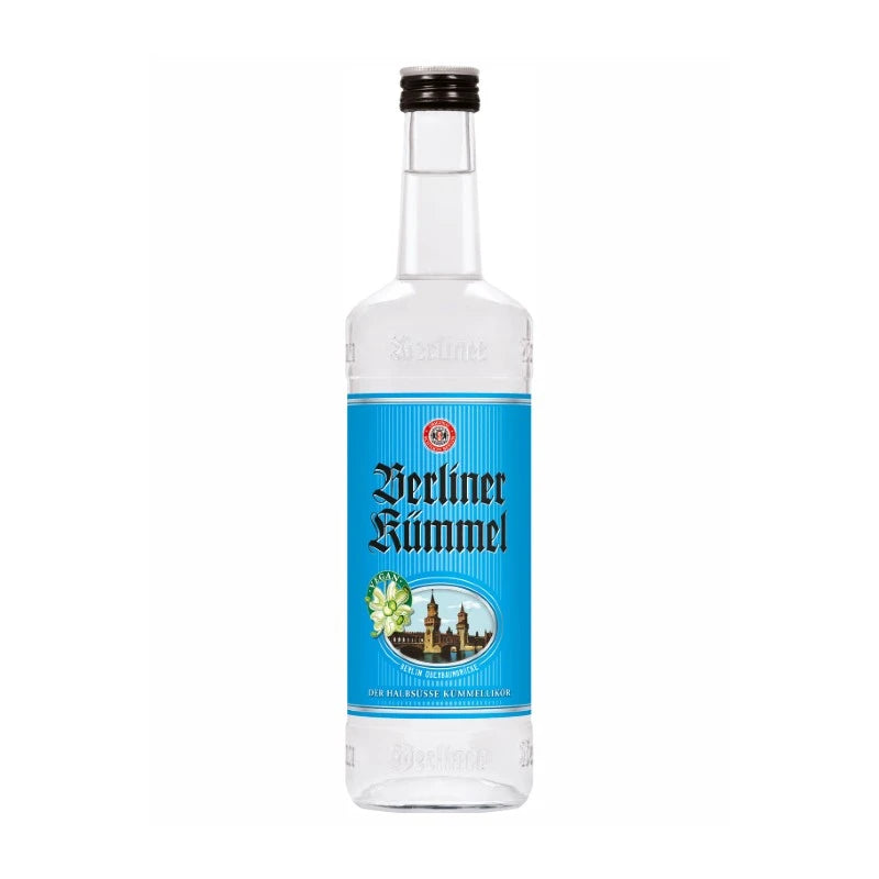 Flasche Schilkin Berliner Kümmel 0,7 l 32 % vol., klarer Kümmellikör aus Berlin mit würzigem Aroma und dezenter Süße, traditionell hergestellt in der Schilkin-Destillerie.